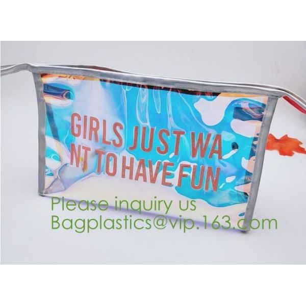 printed PVC zipper bag ,transparent PVC swimwear packaging bag,bikini bag,zipper bag for cosmetic packing bagease bagpac