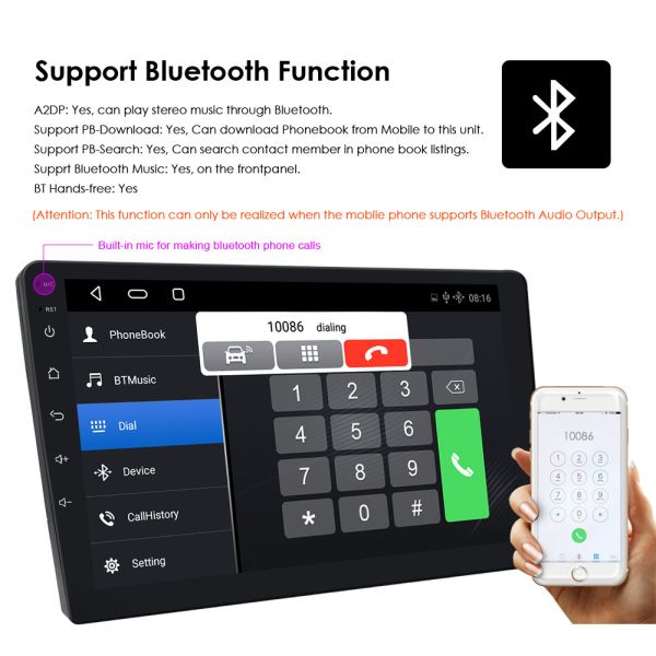 9" Screen Size Android10 Car Radio With Multimedia For Ford Mondeo Mondeo 3 2000-2007