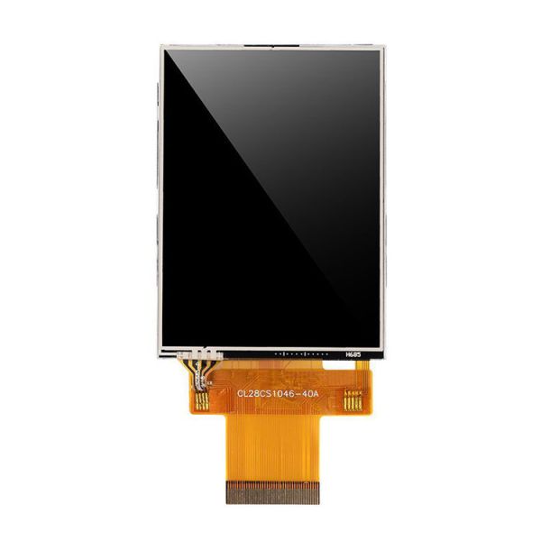 Colorful White LED LCD Screen 240x320 2.8 Inch TFT Display With Rtp