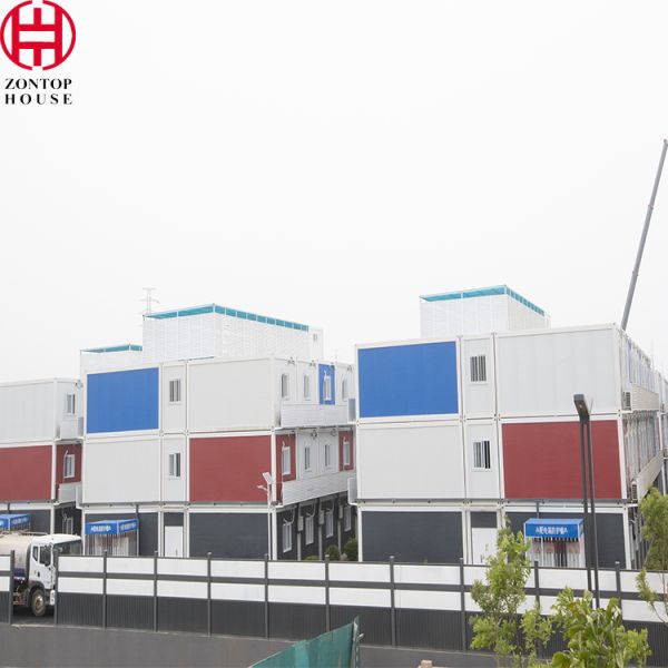 Zontop Luxury Prefabricated Modular Cheap Depot Stackable Container Houses 2 Story Prefab Home