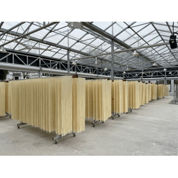 Automatic Wheat Flour Noodle Maker Machine 1.5kw*5 Feelteck Control System