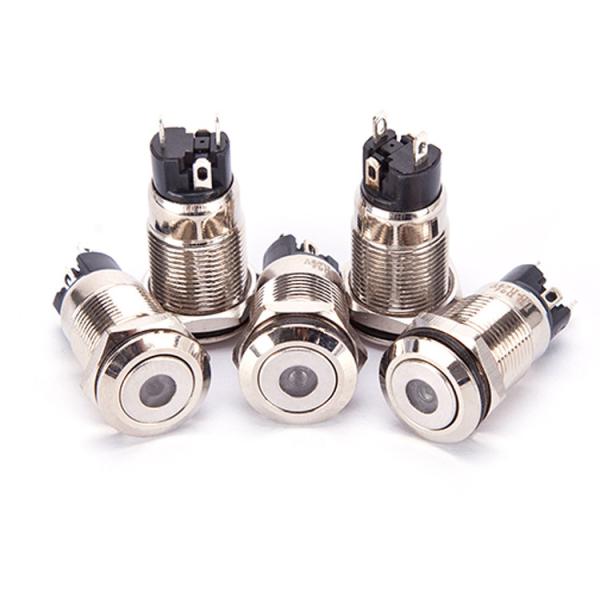 Quality Latching Waterproof Telemecanique Push Buttons Self Locking 12mm for sale