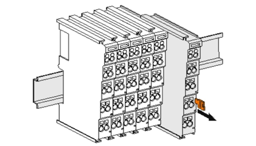 Distributed I/O Module 8 Channels Digital NPN IP20 Optocoupler Isolation