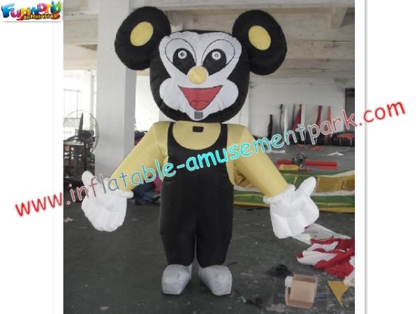 Quality Customized Cute Model Cartoon Moving Advertising Inflatables with double & triple stitches for sale