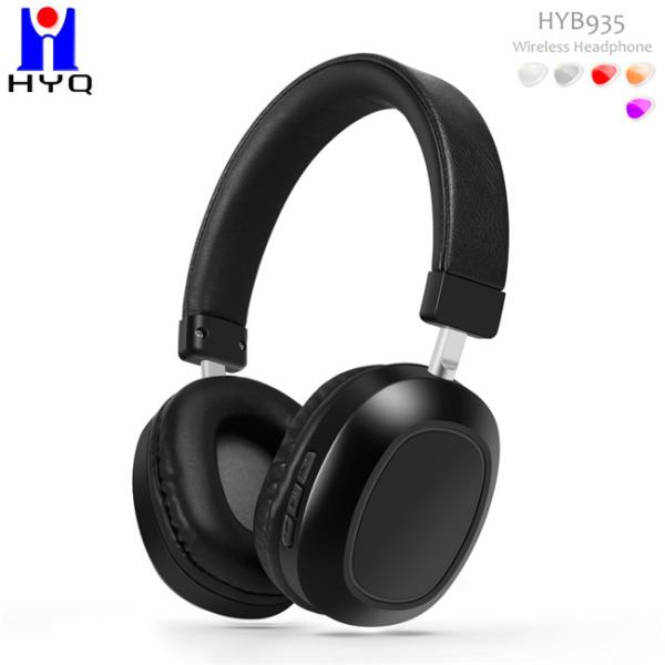 Quality Black V5.1 3.7V Stereo Wired Bluetooth Headsets For Mobile Phones for sale