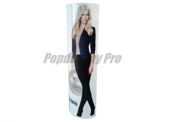 Quality Hair Care Shampoo Custom Cardboard Standee Easy Assembly Simple Structure for sale