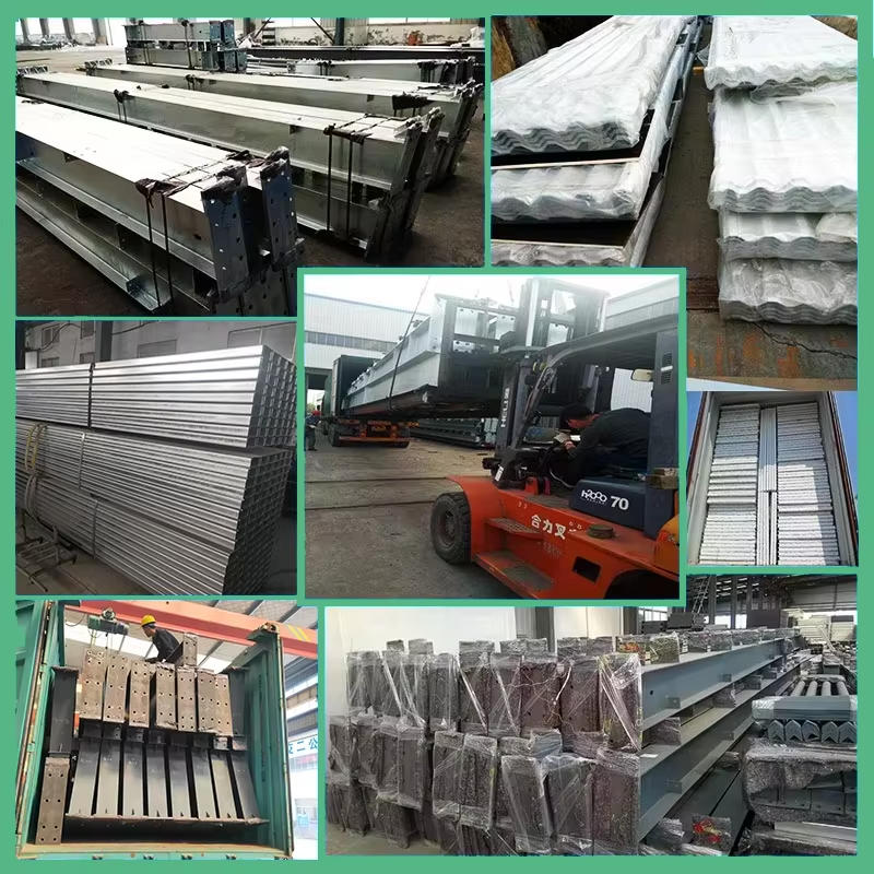 Hurricane Proof Prefabricated Steel Structures Building Large Span 2000-10000mm Height
