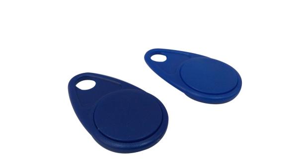 Quality ISO15693 / ISO14443A NFC RFID Key Fob 13.56MHz With Embedded Microchip for sale