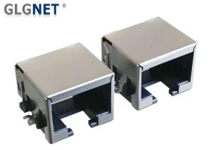 Single Port 8P8C RJ45 Connectors Shielding Shell SMT Mounting Without Magnetics