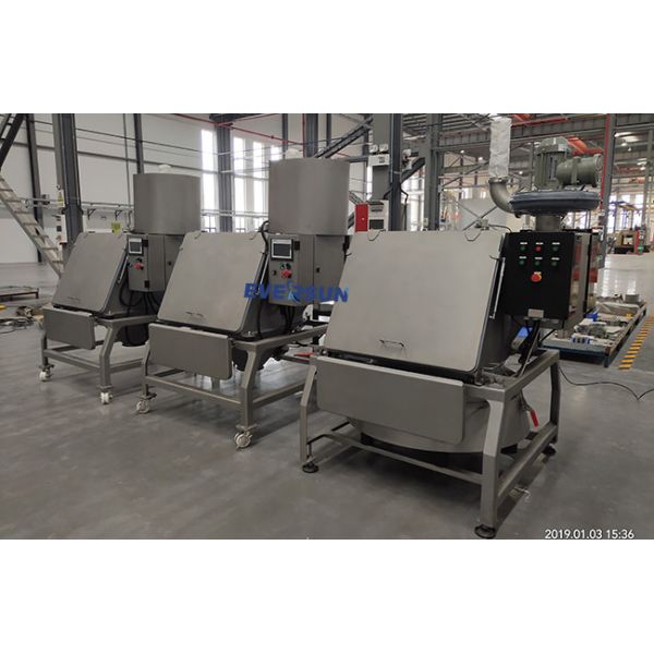 Dust Free Discharge Station For Unpacking Feeding Screening