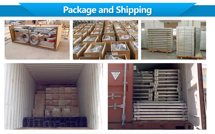 Curtain wall cleaning gondola , window cleaning cradle , facade cleaning suspended platform , roof scaffolding