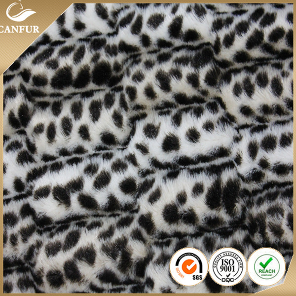 100% Polyester Knitted PV Plush Fabric with Yarn Count as Per Your Request