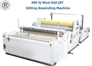 15KW Tissue Paper Production Line , Big Toilet JRT Roll Tissue Rewinding Machine With Simen System