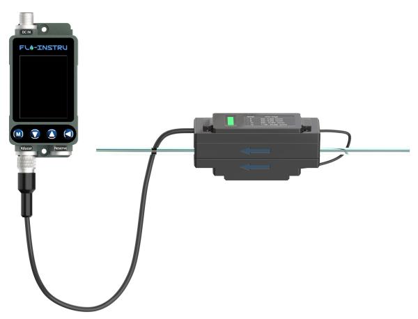 Quality RS485 Communication Interface TM605C Ultrasonic Flow Meter for Accurate Water Flow Measurement and Control in Fine Chemical Production for sale