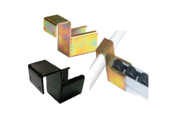 Quality Pipe Rack System Metal Joint For Roller Track / Coated Pipe Into Gravity Flow Racks for sale