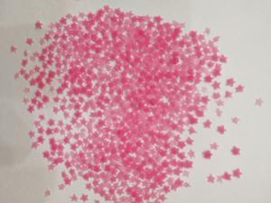 China 4.0mm Diameter Soap Pink Star Detergent Color Speckles wholesale