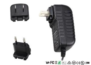 9V 2000mA 3000mA Detachable Plug Power Adapter 2A 3A Interchangeable