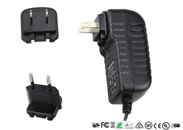 Quality 9V 2000mA 3000mA Detachable Plug Power Adapter 2A 3A Interchangeable for sale