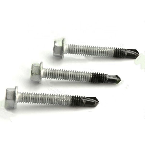Stainless Steel Metal Self Drilling Screw Hex Head Metal Screws Full Thread