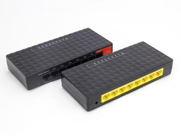 Quality Reverse Fiber Optic POE Switch Enhanced 8 Port  Fast Ethernet Network Switch For FTTH PON System for sale