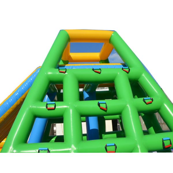 Adults Climbing Inflatable Jungle Joe Water Park Equipment With Slide