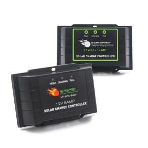 China Compact PWM Solar Charge Controller Regulator 8A 12V 24V Lifepo4 Solar Charge Controller on sale