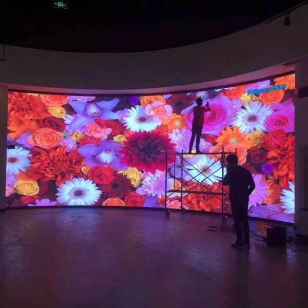 64*32 Module Resolution Stable Led Media Wall with Convenient Backside Service Maintenance Option