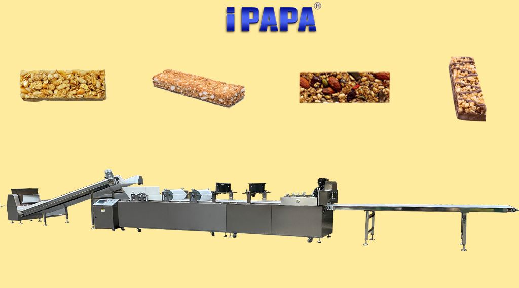 Papa new developed P320 small snack bar cereal bar making machine