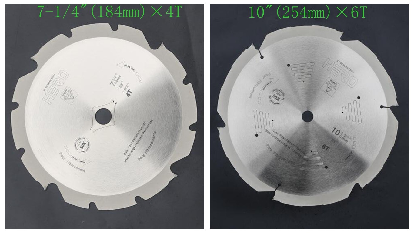10" Cement Board Saw Blade , Fiber Cement Siding Blade Easy Operation