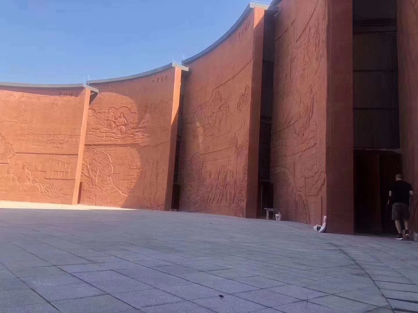 Rustic Natural Honed Red Sandstone Wall Cladding For Exterior Decor