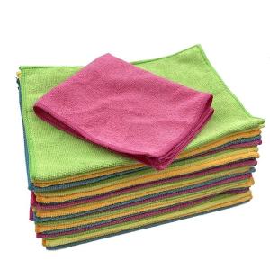 KILINE 40x40 Wholesale Colorful Car Detailing 100% Microfiber Micro Fiber Cleaning Cloth Microfiber Towels
