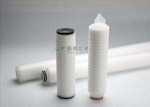 China 0.22um Pharma Filters PES Pleated Filter Element High Purity Water Rinse wholesale