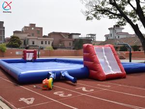 China Manufacturers Inflatable Football Sports Inflatable Long Jump Game wholesale