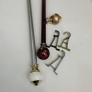 China Electroplated 0.3mm 6.7m Steel Pipe Curtain Rods wholesale