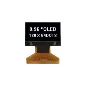 China 0.96 Inch OLED Display 128x64 SSD1306 Driver White 0.96&quot; white oled display With 4-wire SPI Interface wholesale