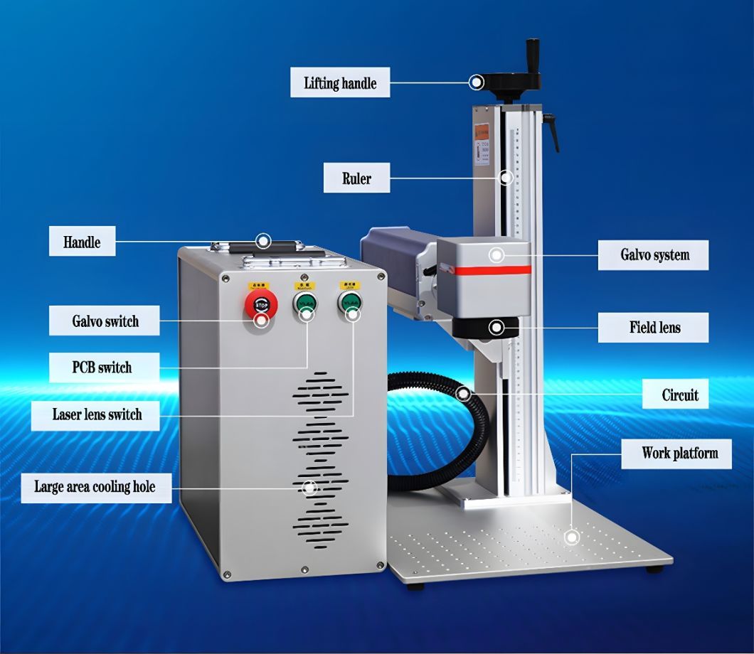 Mini Metal Lathe Laser Marking Machine Stainless Steel Fiber Laser Marking Machine High Quality New Type