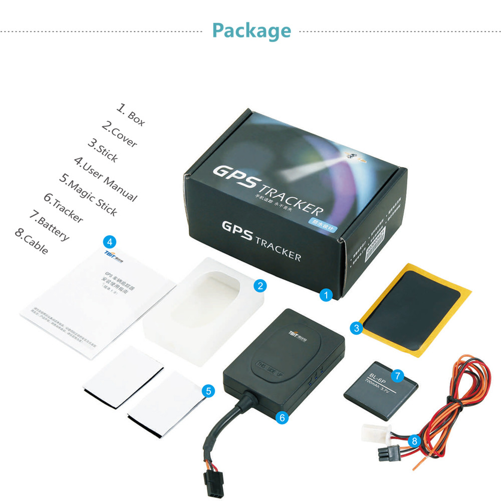 IP65 Motorcycle Portable Gps Tracking Device Vibration / Power Cut Off Alarm