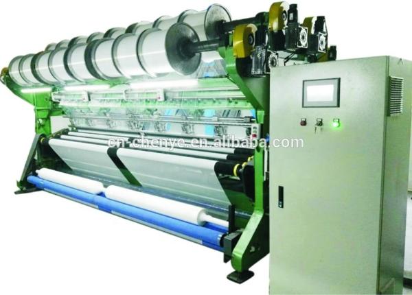 Quality Raschel Warp Knitting Machine with Automatic Yarn Feeding System 80-380 Width for sale