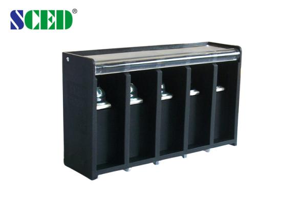 Quality Pitch  20.00mm   600V  75A  2 - 12P  Barrier Terminal Block   Power Terminal Block for sale