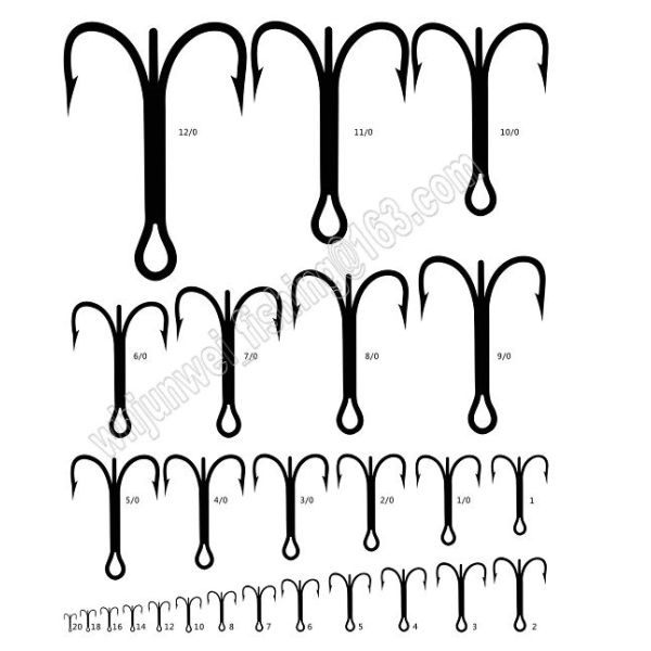 8236# TREBLE FISHING HOOK