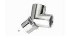 1/8" - 1/2" Branch Tee Pneumatic Pipe Fittings , 2.5Mpa Pipe Joint Connectors