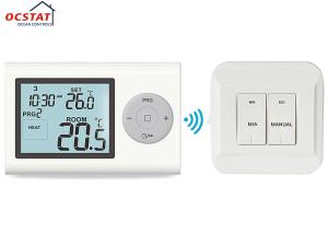 China Heating Boiler Control Rf Room Thermostat For Gas Boiler , Simple Digital Thermostat wholesale