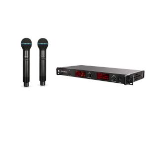 50/60Hz UHF Wireless Handheld Microphone Phase Lock Loop Frequency Control