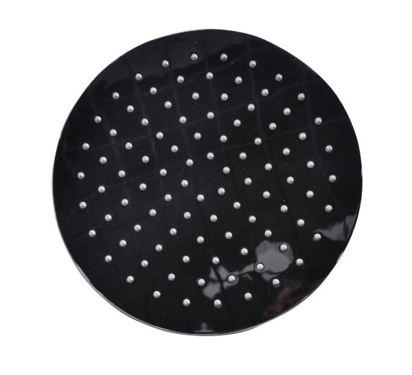 Quality Shower Stall Replacement Parts 25Cm Round Chrome Top Shower With Ruber Tips for sale