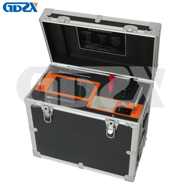 Quality ZXR-40A 40A Transformer Testing Equipment DC Winding Resistance Tester High Performance for sale
