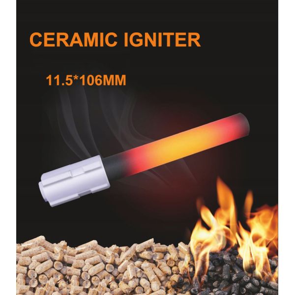 110V 230V Threaded Flange Aluminum Ceramics Biomass Igniter with Customized Cable and Connector