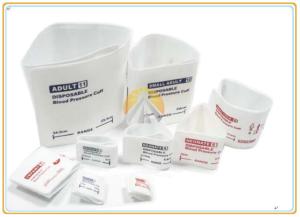 Disposable Non Invasive Blood Pressure Cuff Flex Single / Double Hose