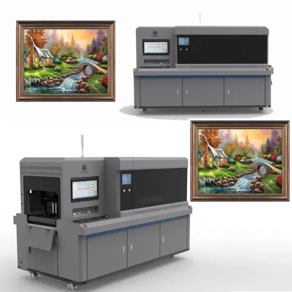 Industrial Single Pass UV Printer with 200 Sqm/H Printing Speed LED UV Lamp Drying System and 1200 X 1200 Dpi Resolution
