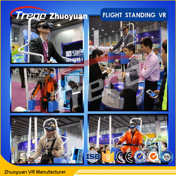 Shopping Mall Stand Up Flight VR Theme Park simulator With Gun Shooting