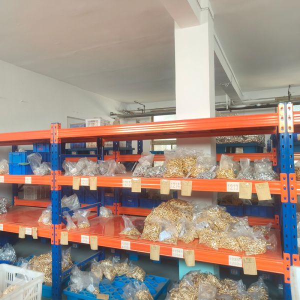 Customizable and Versatile Adjustable Rack Shelving for Frequent Goods Access Consists of Frame Components